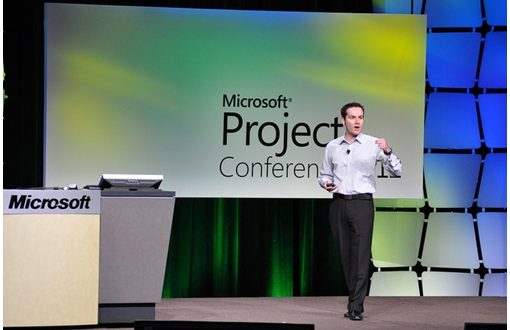 Ludo Hauduc at Keynote of Microsoft Project Conferenece 2012